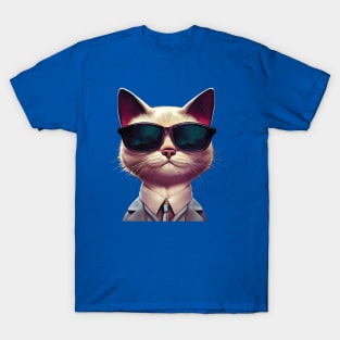 Cool Cat in Suit and Shades T-Shirt